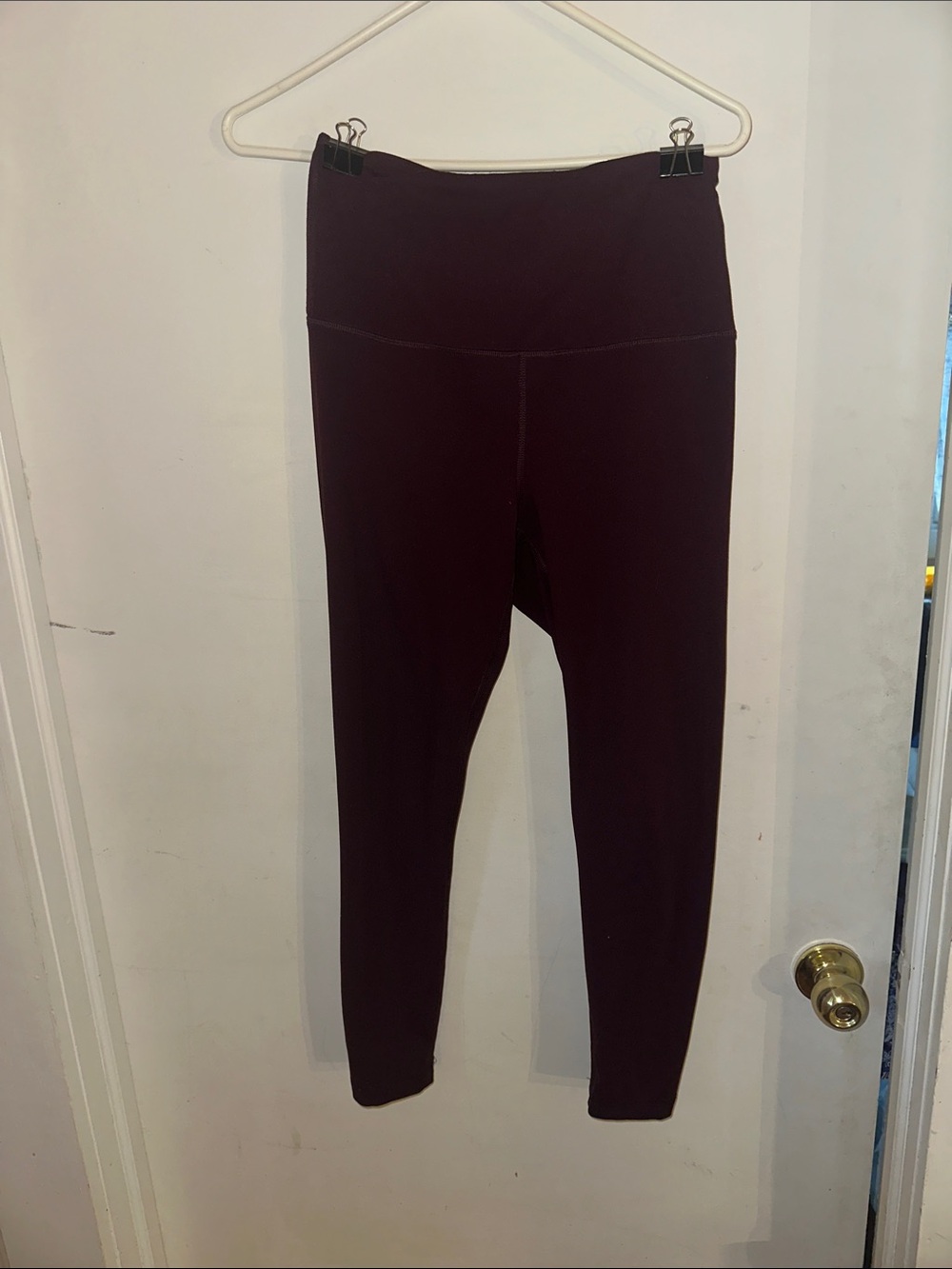 Yogalicious High-Waist Leggings - Plum